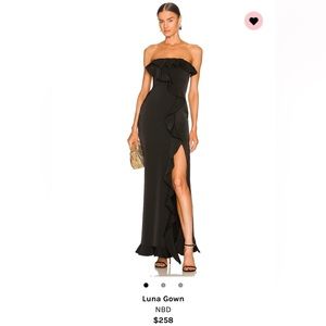NBD Luna Gown - Black - Size Medium - Never Worn